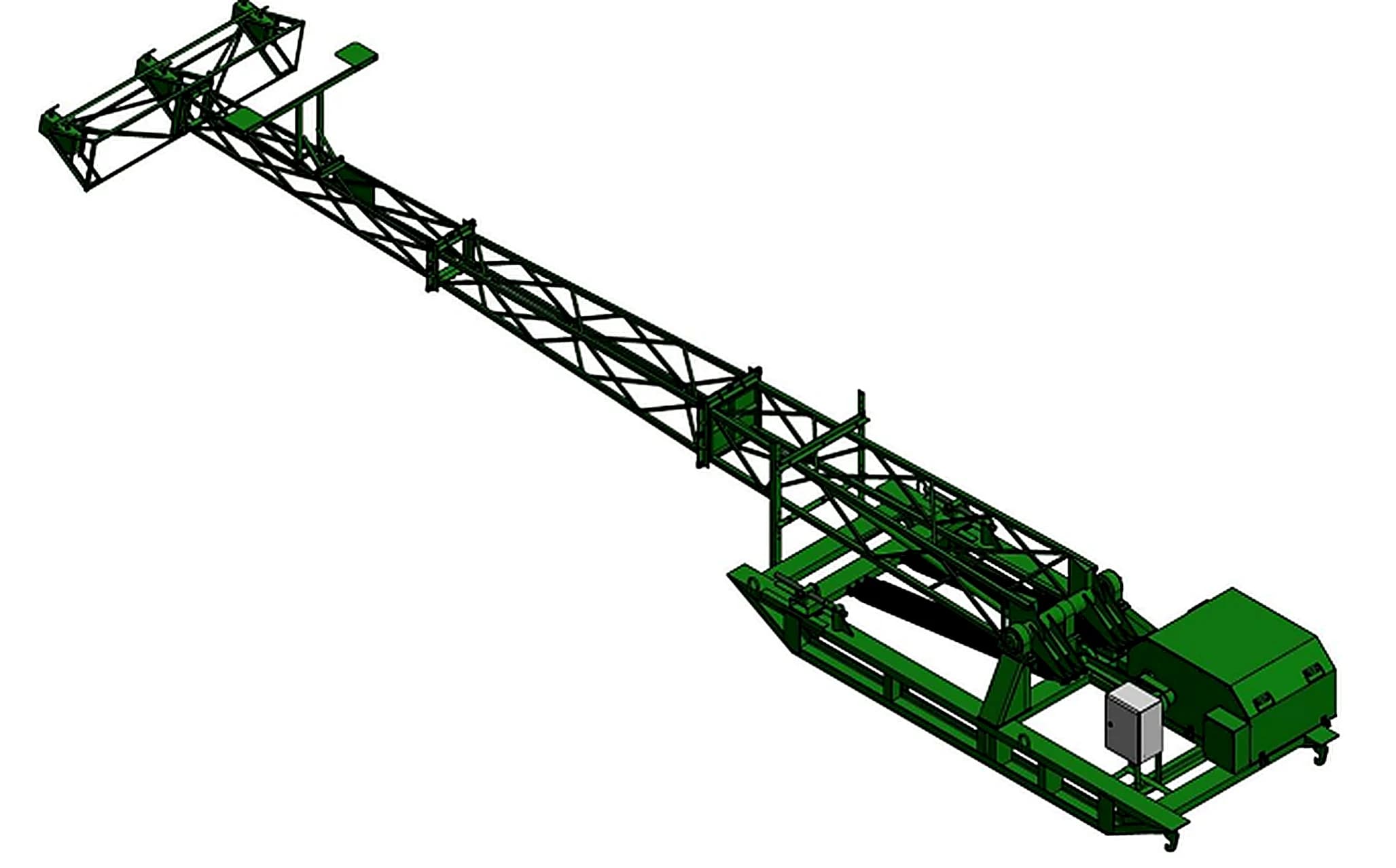 Подъёмная установка вертолётной мишени THE-V380